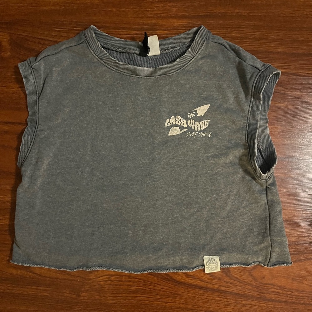 Lazy Wave Surf Crop Top